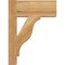 Ekena Millwork Funston Block Rough Sawn Outlooker, Western Red Cedar, 6"W x 12"D x 16"H OUT06X12X16FST05RWR - alternate 3